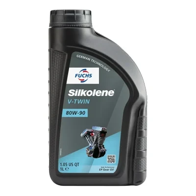 Huile d'engrenage 80W-90 Silkolene V-Twin Gear Oil semi-synthétique 1 L