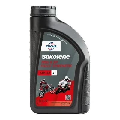 Huile moteur 4T 5W-40 Silkolene Pro 4 XP total synthétique 1 L
