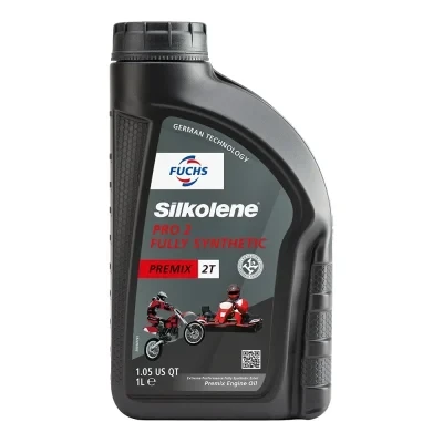 Huile moteur 2T Silkolene Pro 2 Racing total synthétique 1 L