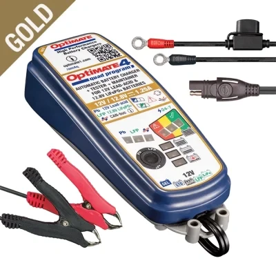 Chargeur batterie tecMATE OPTIMATE 4 Quad 12-13.2V/1.25A 9 étape 4-60Ah TM630
