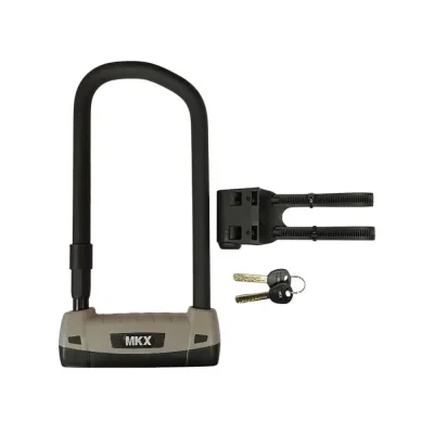 Cadenas en forme U 180x320mm noir