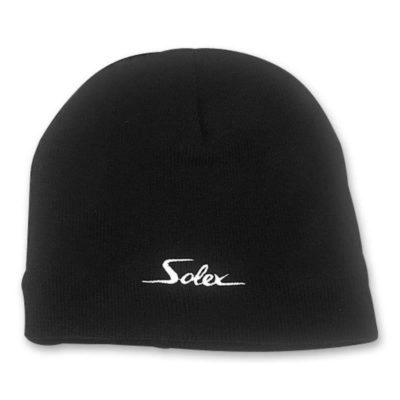 Bonnet avec logo Solex noir taille universelle