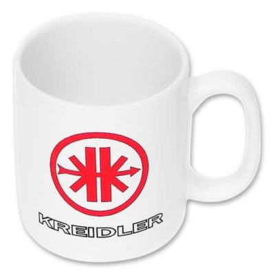 Tasse logo Kreidler blanc/rouge