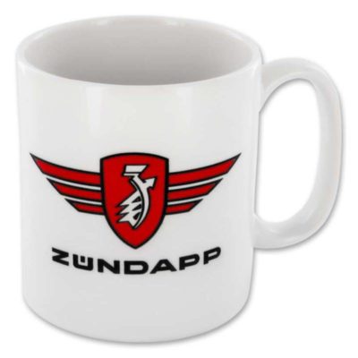 Tasse Zündapp logo blanc/rouge