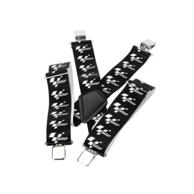 Bretelles MotoGP noir/blanc taille universelle