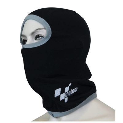 Cagoule MotoGP BALACLAVA noir/gris (découpure ovale)