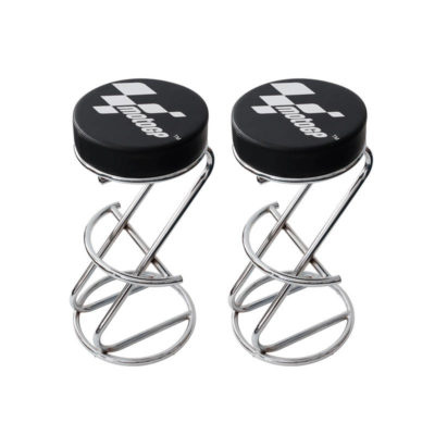 Chaise MotoGP (paire) BAR chromée/noir