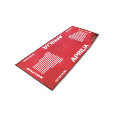 Tapis de moto BIKETEK SERIES 3 antidérapant APRILIA rouge 80x190cm