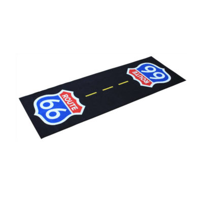 Tapis de moto BIKETEK S 3 antidérapant CUSTOM ROUTE 66 100x280cm