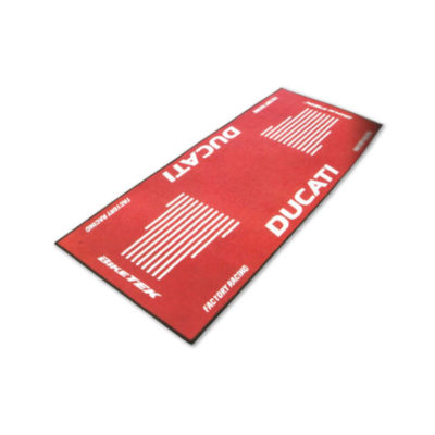 Tapis de moto BIKETEK SERIES 3 antidérapant rouge DUCATI 80x190cm