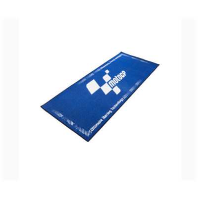 Tapis de moto MotoGP antidérapant PRO MAT bleu 190x80cm