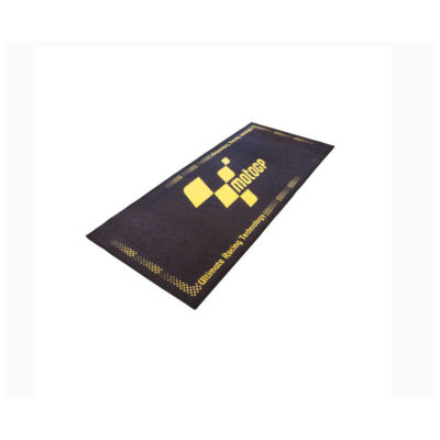 Tapis de moto MotoGP antidérapant PRO MAT jaune/noir 190x80cm