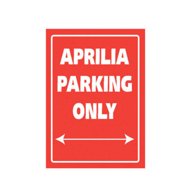 Panneau parking APRILIA PARKING ONLY (205x290mm)