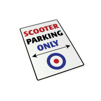 Panneau parking SCOOTER PARKING ONLY (205x290mm)