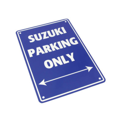 Panneau parking SUZUKI PARKING ONLY (205x290mm)
