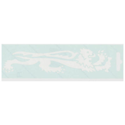 Autocollant Malossi Lion blanc 16.6cm droite PRIX NET