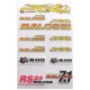 Set autocollants Malossi silicone 11 pcs
