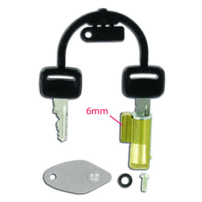 Serrure fourche origine Piaggio Ciao (6mm)