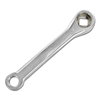 Manivelle pédalier Ciao gauche carré chromée