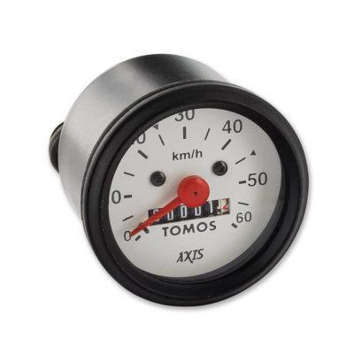 Compteur 60 km/h Tomos original A35 blanc avec éclairage