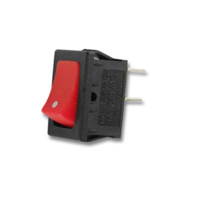 Intérrupteur rouge 2 connexion (ON/OFF) encastrable