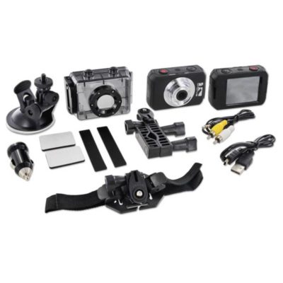 Video caméra full-HD M-Wave incl. accessoires PRIX NET