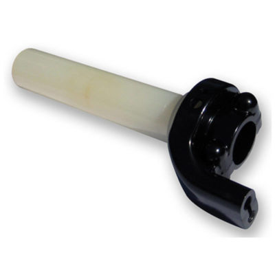 Poignée de gaz pour deux câbles, en alu, noir