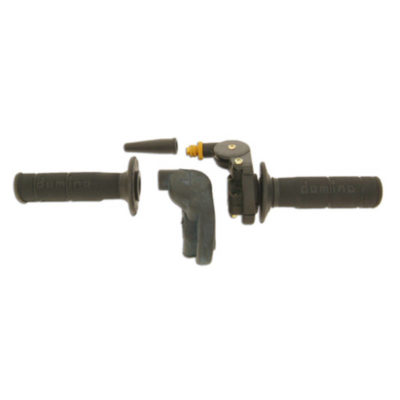 Poignée de gaz court Domino alu