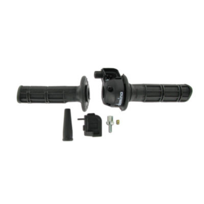 Set poignées (gaz) adapt. Domino MBK X Limit/Yamaha DT50R / Derbi Senda