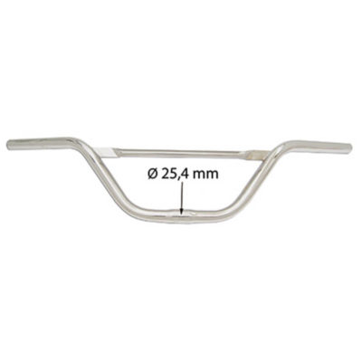 Guidon Puch/Ciao 62 cm chromé