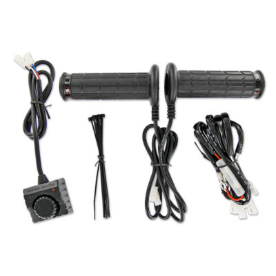 Poignées chauffantes Ø 22mm réglable L: 128mm