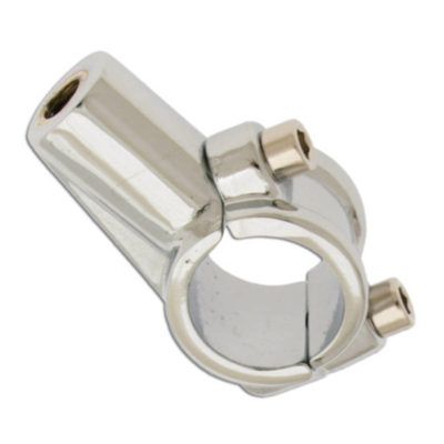 Raccord universel pour rétro M8x1.25 filetage droite chromé