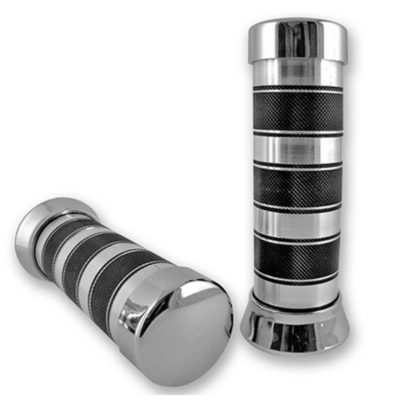 Prs poignées TNT Grip alu noir 22/24mm