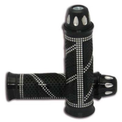 Prs poignées SPC 2 alu noir 22/24mm