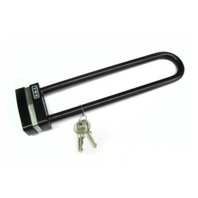 Cadenas en forme U 65x300mm noir