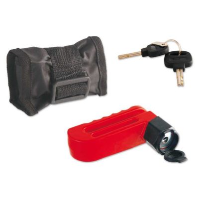 Cadenas bloque-disque 9.7mm avec étui, rouge