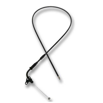 Câble de gaz complet Tomos avec coude à 90° et gaine