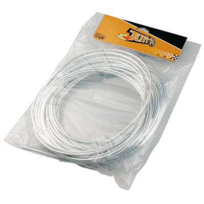 Gaine de câble 5mm chromée (25m)