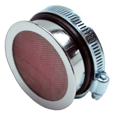Filtre à air SHA chromé/rouge