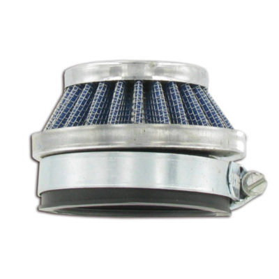 Filtre à air Athena (raccord 60mm) chromé pour carbu SHA