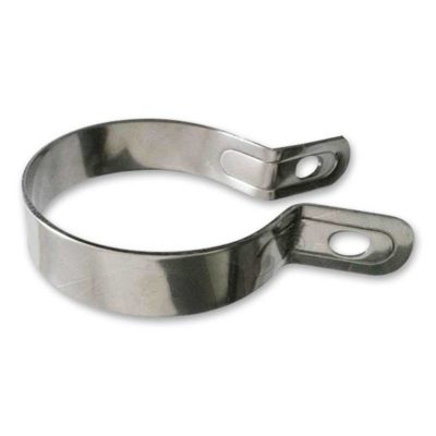 Bride d'échappement chromé universelle 64mm