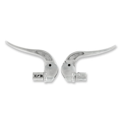 Leviers de frein compl. Solex 3800 chromé (paire)