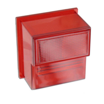 Verre rouge de feu arrière Solex 5000