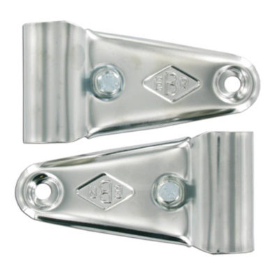 Support de phare EBR gauche/droite Ø 28mm chromé