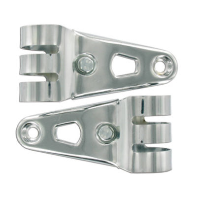 Support de phare EBR gauche/droite Ø 40mm chromé