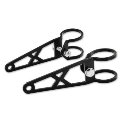 Support de phare EBR CUSTOM gauche/droite Ø 28mm long noir