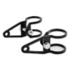 Support de phare EBR CUSTOM gauche/droite Ø 28mm court noir