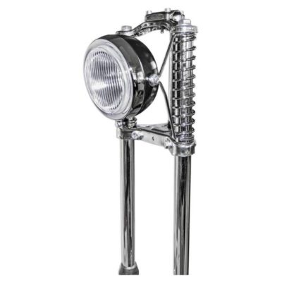 Support de phare inkl. ressorts EBR Puch/Ciao Maxi Custom,chromé