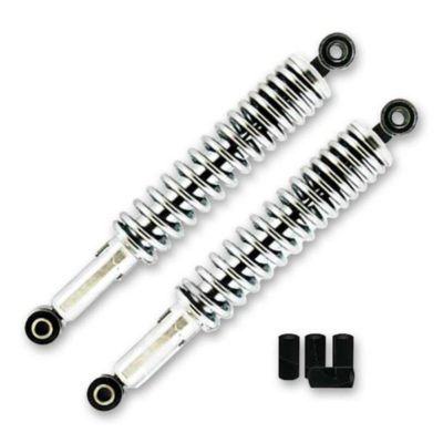 Amortisseurs 10+10mm 24cm chromé (paire) universel