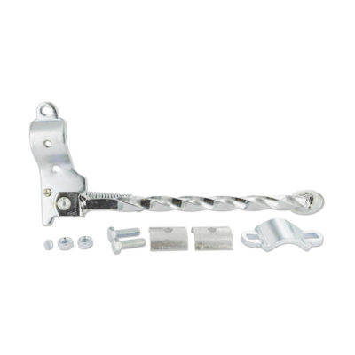 Béquille latérale torsé pour Ø 23-34mm (270mm) universelle chromée